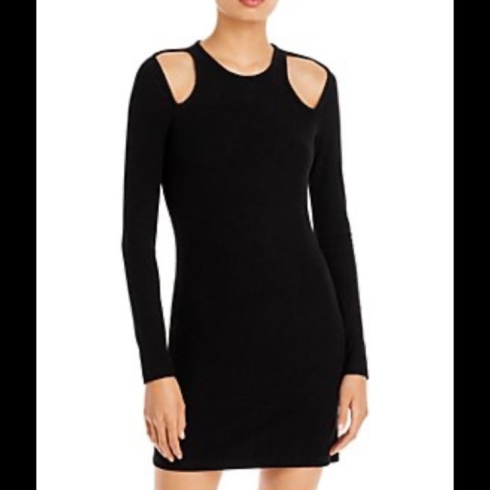 WAYF BLACK KNIT DRESS